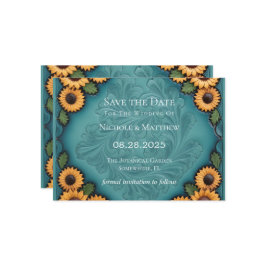 Convites Teather Tool & Sunflower Salve a Data