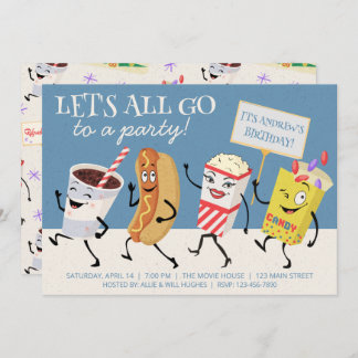 Convites Teatro Retrô Vamos Todos a uma Festa