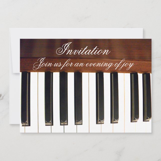 Convites Teclas Piano_ (Frente)