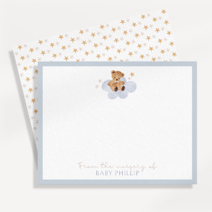 Convites Teddy Bear, do berçário de