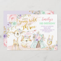 Teepee aniversário de 3 anos