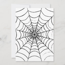 Convites Teia de Aranha Simples - Close Up