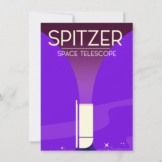 Convites Telescópio espacial Spitzer (Verso)