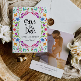 Convites Tema da Fiesta Mexicana Salve a Data com Foto