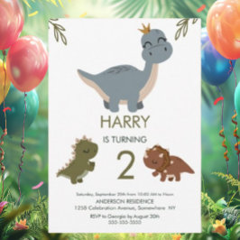 Convites Tema De Boho Dinossauro De Boho Boho