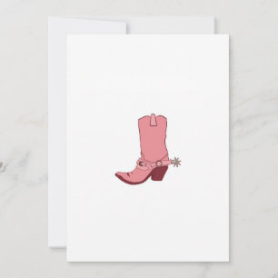 Convites Tema de bota de cowgirl, cowboy 