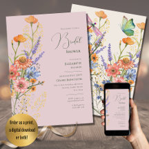 Tema de Casamento Boêmiano Flores Selvagens Românt