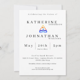 Convites Tema de Casamento com Chama Gêmea-