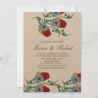 Tema de casamento mexicano verde videira floral Kr