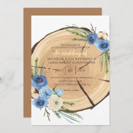 Convites Tema de Casamento Rustic Woodland