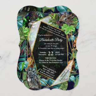 Convites Tema de celebração de festas ao vivo da noite