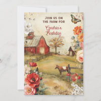 Tema de festa de fazenda rural