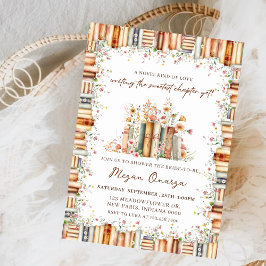 Convites Tema de Livro de Amor de um Tipo Novo para Chá de