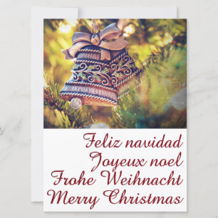 Convites Tema de Natal com dois sinos