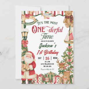 Convites Tema de Papai Noel Tempo Mais Maravilhoso Aniversá
