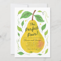 Tema De Pear O Chá Do Casal De Par Perfeito