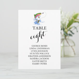 Convites Tema de Pesca de Arco-Íris