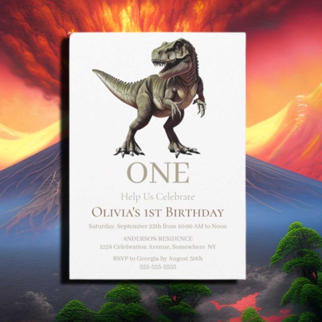 Convites tema do dinossauro primeiro aniversario (If you have any questions or need assistance with anything, feel free to reach out. We're thrilled t)