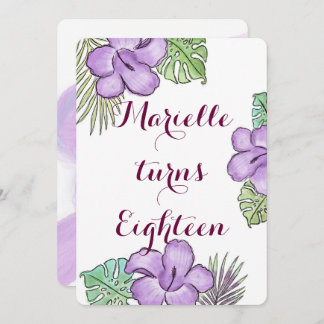 Convites Tema do Havaí