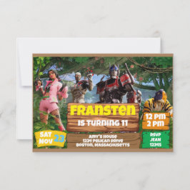 Convites Tema do jogo