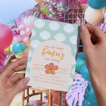 Tema do Partido Costeiro da Praia "Shell-Ebration"