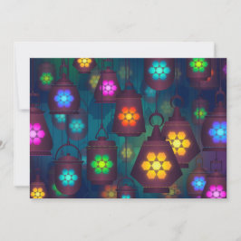 Convites Tema do partido das lanternas das noites árabes