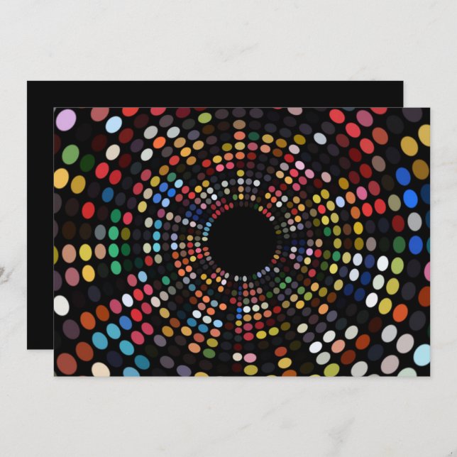 Convites Tema do partido retrô Swinging 60 s (Frente/Verso)