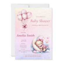 Tema do Urso Bebê Sonolento, Lua Rosa