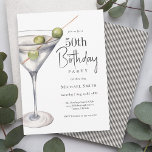Convites Tema dos coquetéis Martini 50ª Festa de aniversári<br><div class="desc">Hospedar um adulto memorável apenas a 50ª festa de aniversário com um tema de cocktail martini. Seja em uma sala de terraços, seu bar favorito, um restaurante elegante, ou uma reunião mais íntima de casa, este tema certamente fará para uma noite cheia de diversão. Este design de convite tem um...</div>