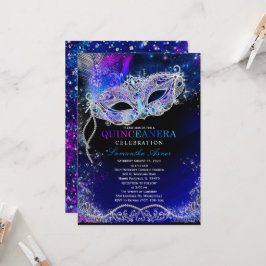 Convites Tema Festa de 15 Anos Noite Estrelada
