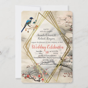 Convites Tema Japonês Serene Tranquilidade