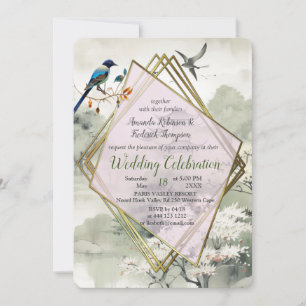 Convites Tema Japonês Serene Tranquilidade