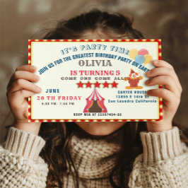 Convites TEMA MAIOR DO Circo 5