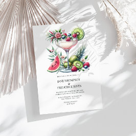 Convites Tema Margarita Casamento Exótico na Praia