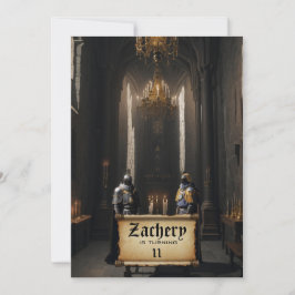 Convites *~* Tema Medieval AP88 Castelo 2 KNIGHTS Aniversár