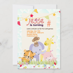 Convites Tema/Partido Personalizado/Fotografia Selva