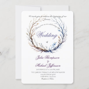 Convites Tema Russo Romântico e Poético Pastel Lilac