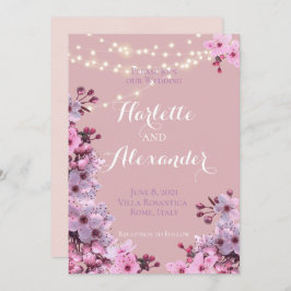 Convites Tema Sakura