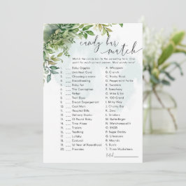 Convites Tema verde do jogo do Chá de fraldas Candy