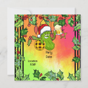 Convites Temo de Natal da Pickleball