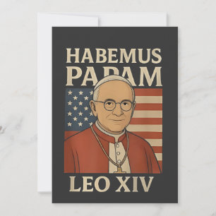 Convites Temos um papa Papa Leão XIV Igreja Cristã