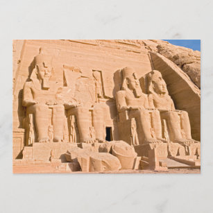 Convites Templo de Excelente de Abu Simbel - Ramses II - Eg