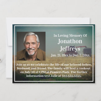 Convites "Tempo de colher" combina no Memorial do Agriculto