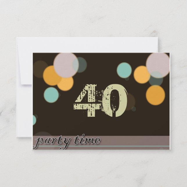 Convites Tempo do partido (Frente)