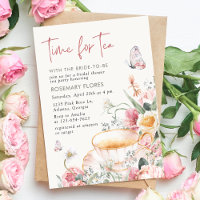 Tempo Para O Tea Boho Teacup Chá de panela Floral