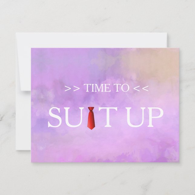 Convites Tempo para Suitar o Plano de Fundo do Desfoque Ver (Frente)