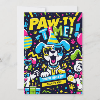 Convites Tempo Paw-Ty