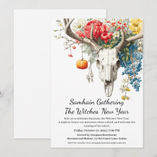 Convites Temporadas Místicas   Ano Novo das Bruxas de Samha