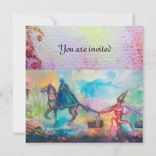 Convites TEMPTAÇÃO Cavaleiro escuro e tesouro do diabo, a