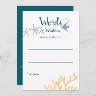 Convites Tendência de cor sob o conselho da mãe do Chá de f